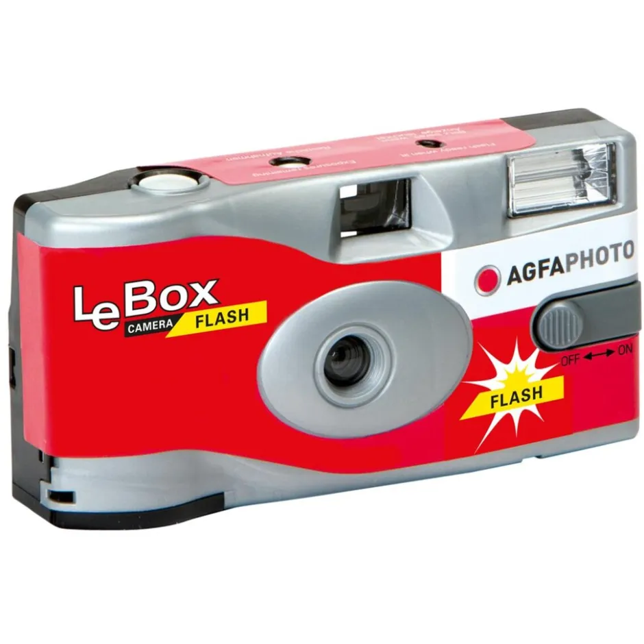 Best AgfaPhoto LeBox Flash Wegwerpcamera met Flits