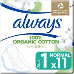 Clearance Always Cotton Protection Normal Plus Maandverband