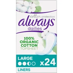 Best Always Dailies Cotton Large Inlegkruisjes