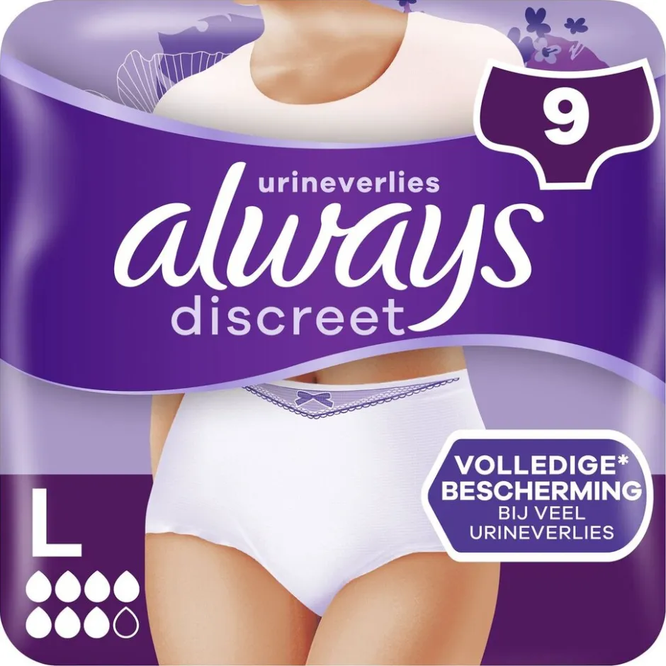 Online Always Discreet Incontinentiebroekjes