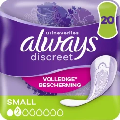 Outlet Always Discreet voor Urineverlies Small Verband