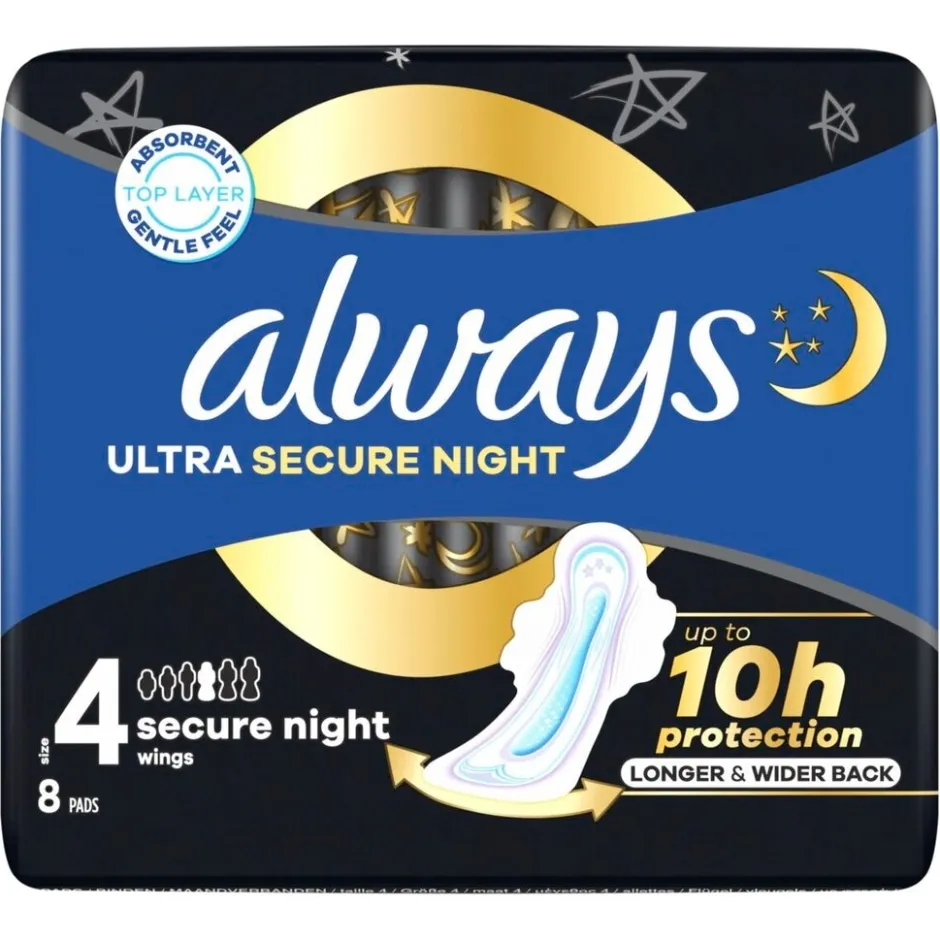 Outlet Always Ultra Secure Night Maandverband