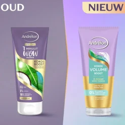 New Andrelon Andrélon Kokos Volume Boost 1 Minuut Wow Haarmasker