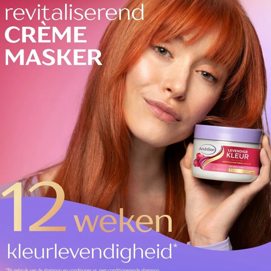 Andrelon Andrélon Levendige Kleur Revitaliserend Haarmasker