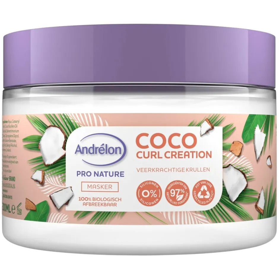 Hot Andrelon Andrélon Pro Nature Coco Curl Creation Haarmasker