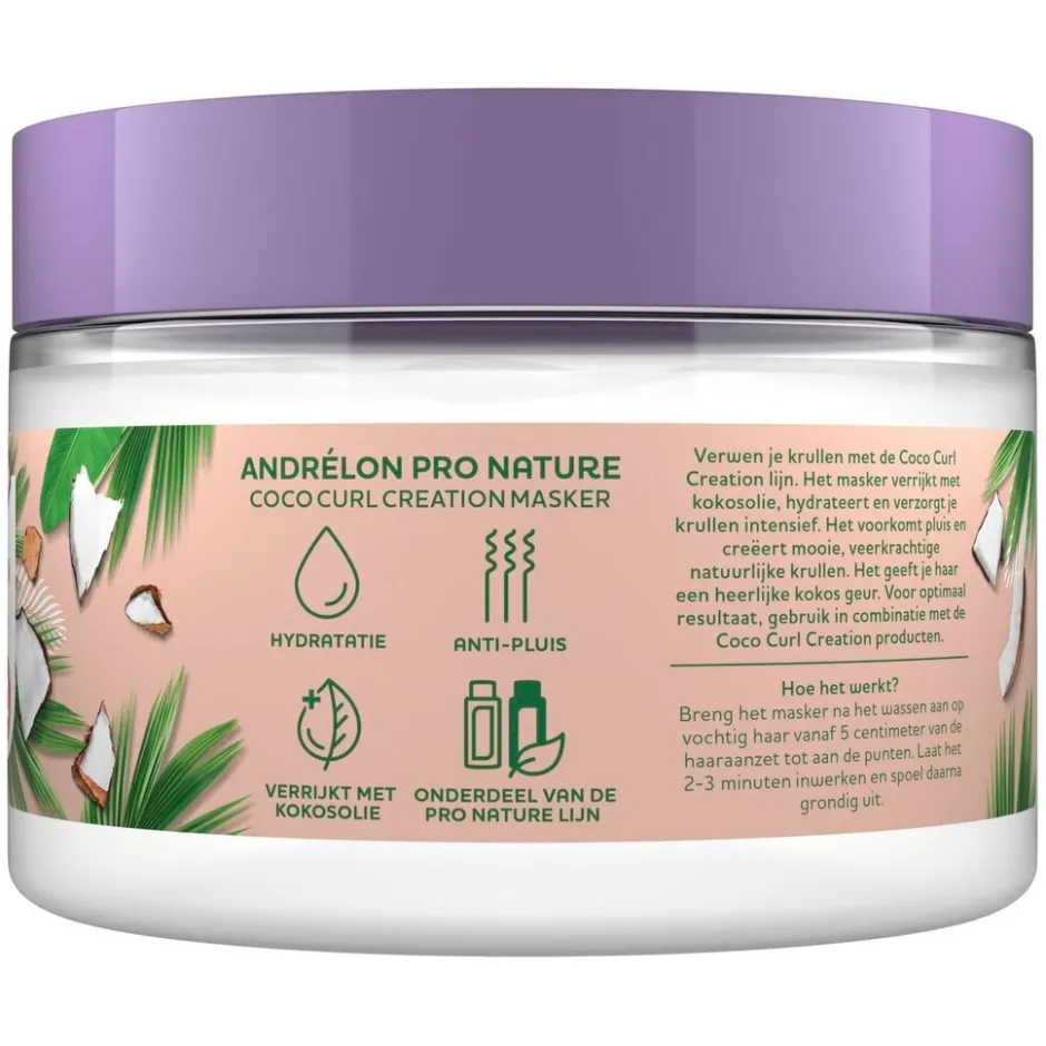 Hot Andrelon Andrélon Pro Nature Coco Curl Creation Haarmasker