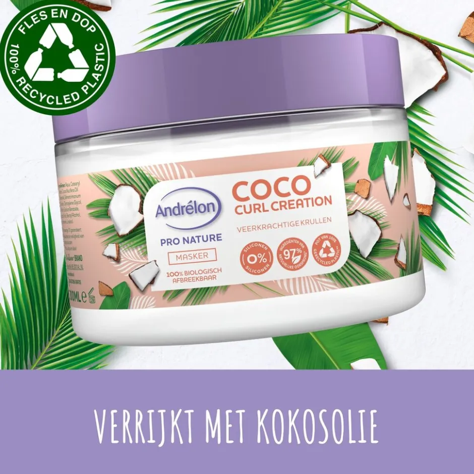 Hot Andrelon Andrélon Pro Nature Coco Curl Creation Haarmasker
