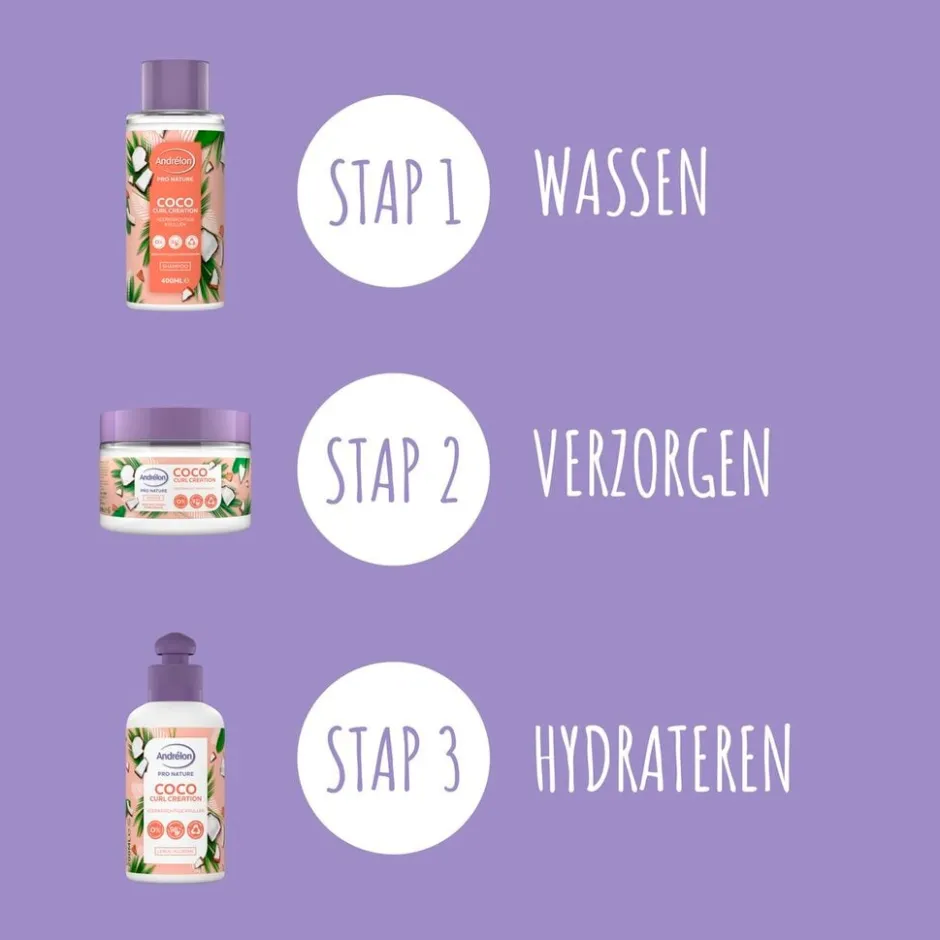 Hot Andrelon Andrélon Pro Nature Coco Curl Creation Haarmasker