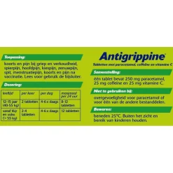 Clearance Antigrippine Tabletten