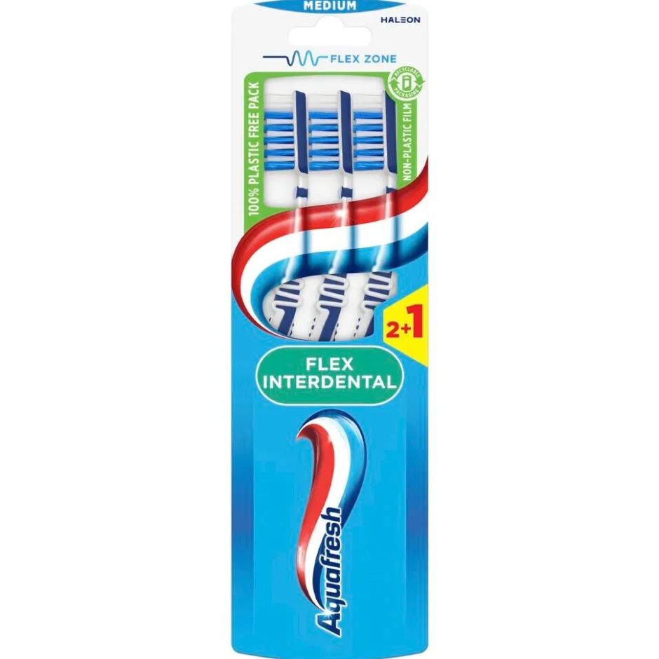 Online Aquafresh Flex Interdental Medium Tandenborstels
