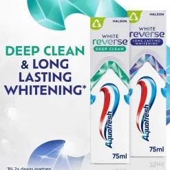 Outlet Aquafresh White Reverse Deep Clean Tandpasta