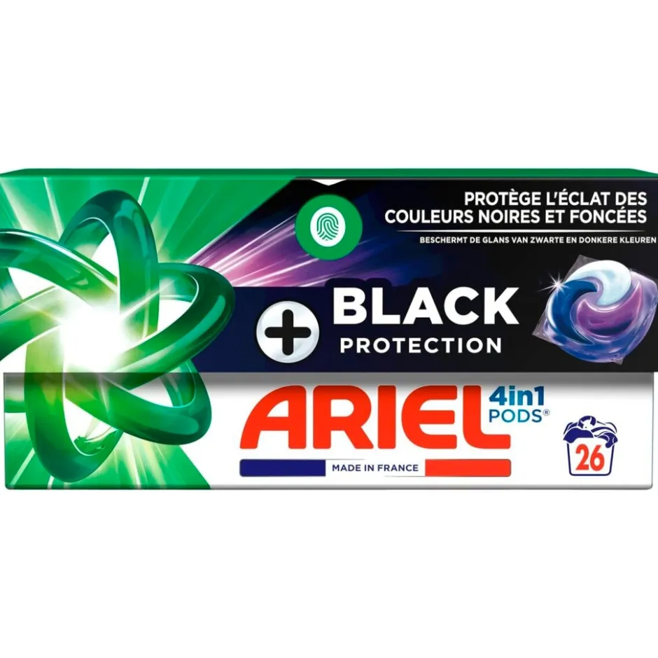 Discount Ariel +Black Protection 4-in-1 Pods