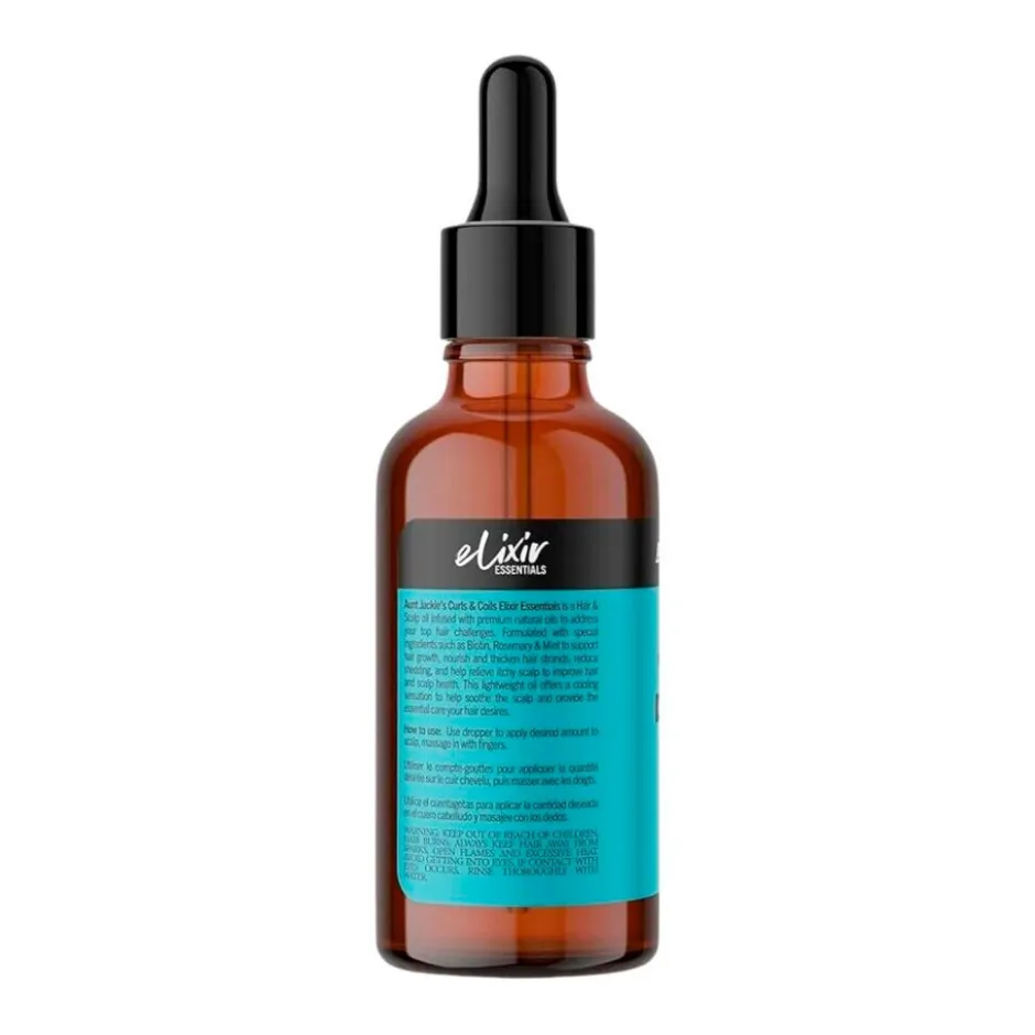 Hot Aunt Jackie's Curls & Coils Elixir Essentials Hair and Scalp Oil