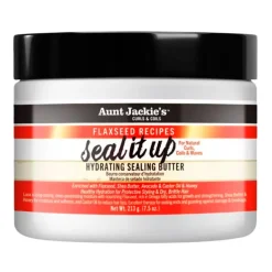 Sale Aunt Jackie's Curls & Coils Flaxseed Recipes Seal it Up Hydrating Sealing Butter