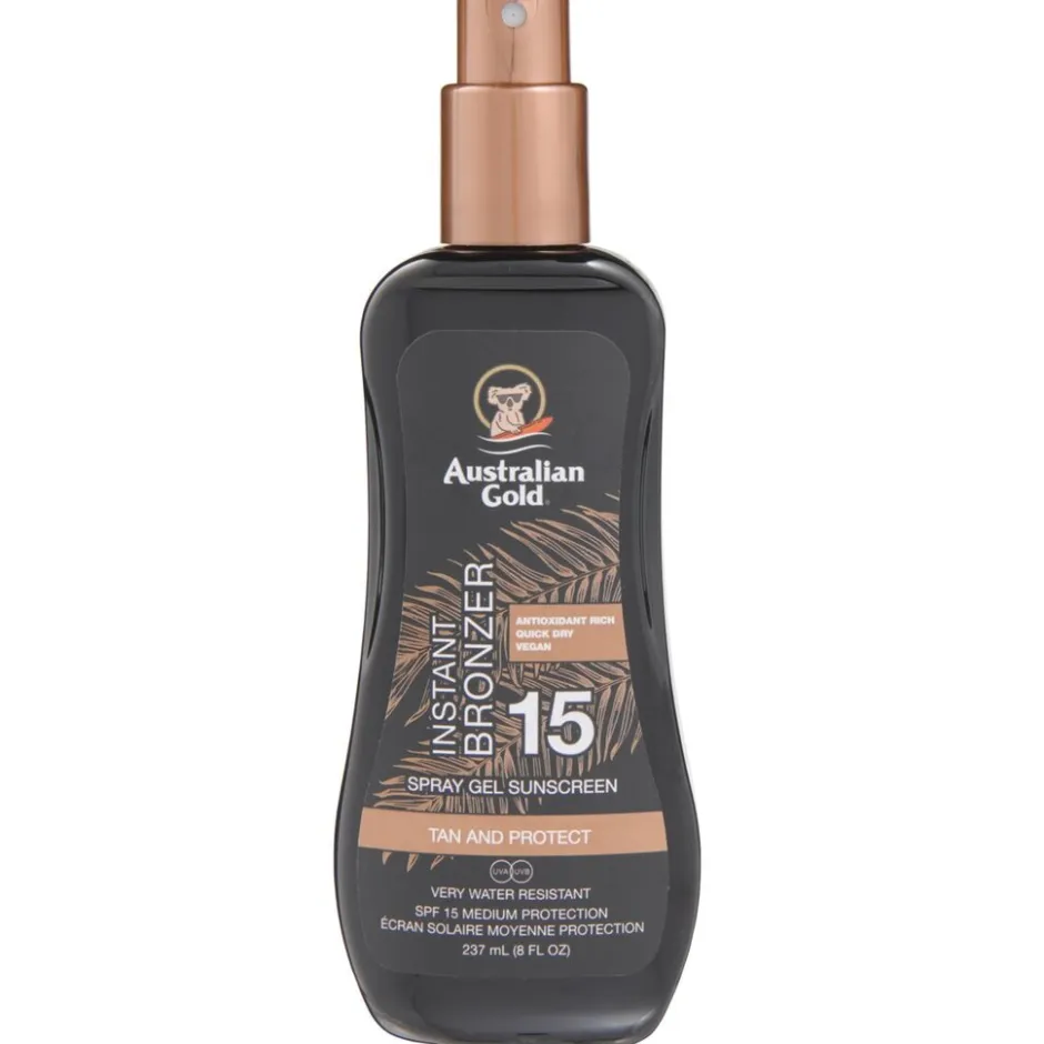 Hot Australian Gold Instant Bronzer SPF15 Zonnebrand Spray Gel