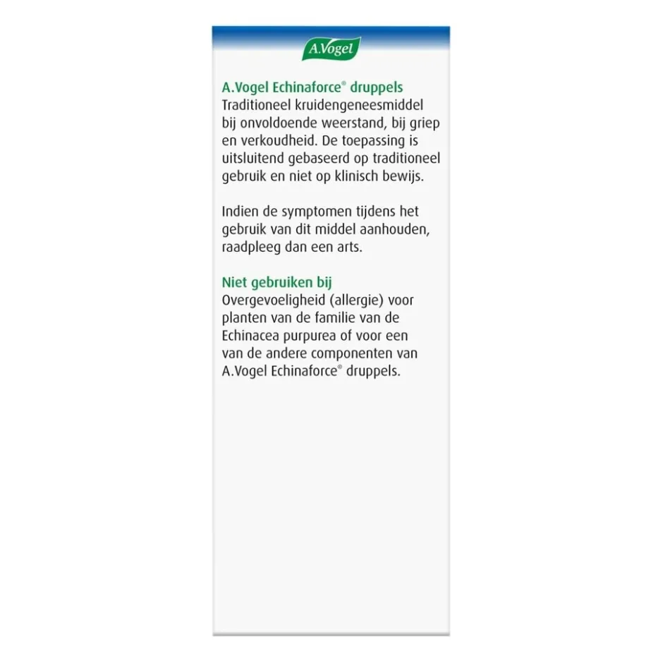 New A.Vogel Echinaforce Druppels