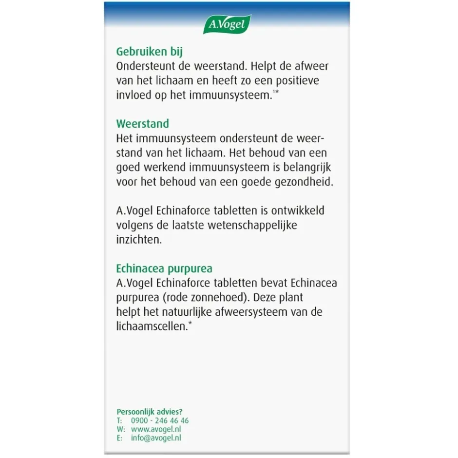 New A.Vogel Echinaforce Tabletten