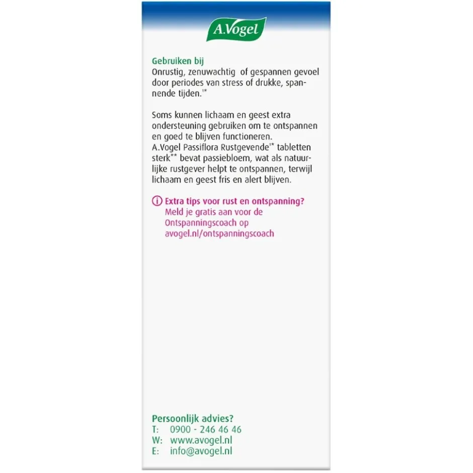 Discount A.Vogel Passiflora Sterk** Rustgevende Tabletten