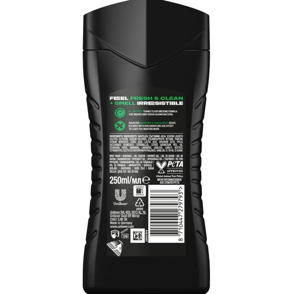Axe Africa 3-In-1 Douchegel en Shampoo
