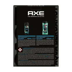 Hot Axe Fine Fragrance Aqua Bergamot Bodyspray & Bodywash Duo