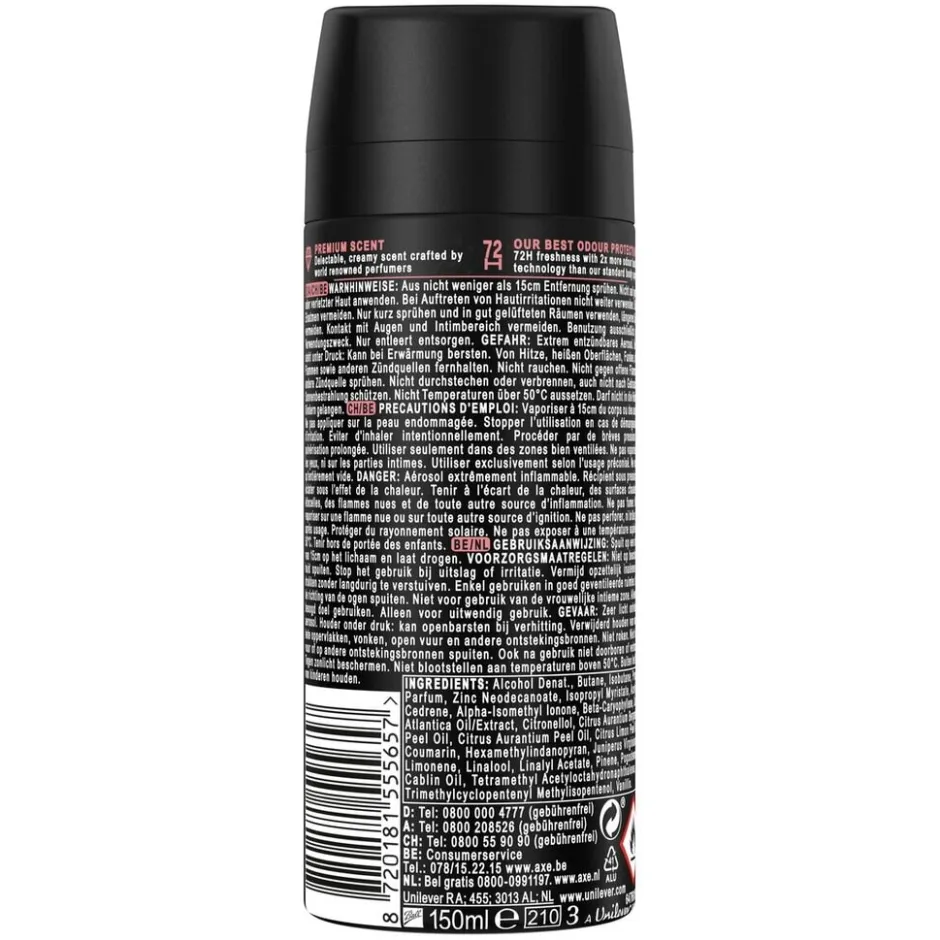 Best Axe Fine Fragrance Cocoa Velvet Deodorant Bodyspray