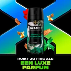 Clearance Axe Fine Fragrance Emerald Geranium Deodorant & Bodyspray