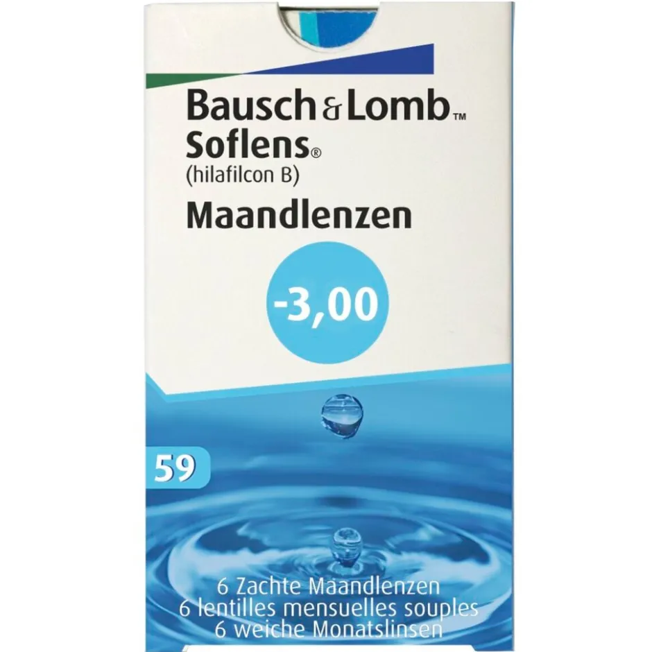 New Bausch & Lomb -3.00 Maandlenzen