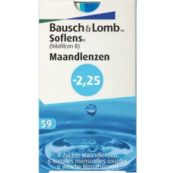 New Bausch & Lomb -2.25 Maandlenzen