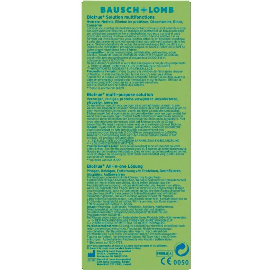 Discount Bausch & Lomb Bausch + Lomb Biotrue Multi-Purpose Solution Lenzenvloeistof