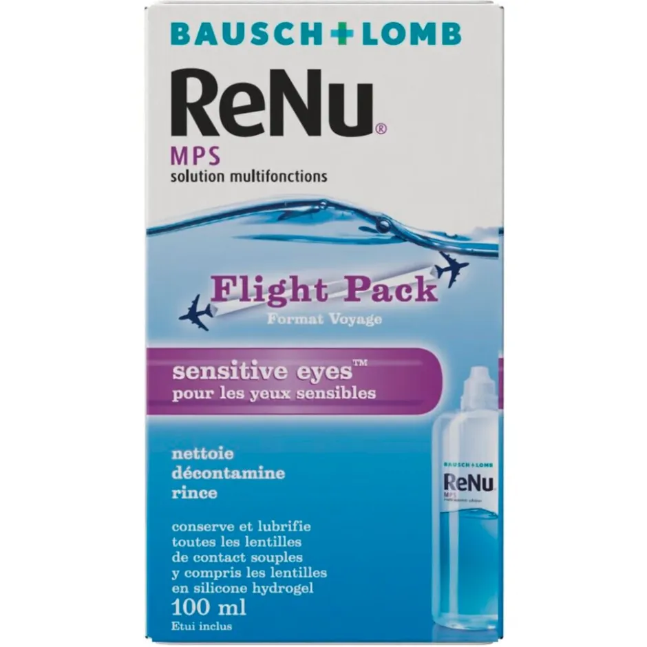 Outlet Bausch & Lomb ReNu MPS Sensitive Eyes Flightpack
