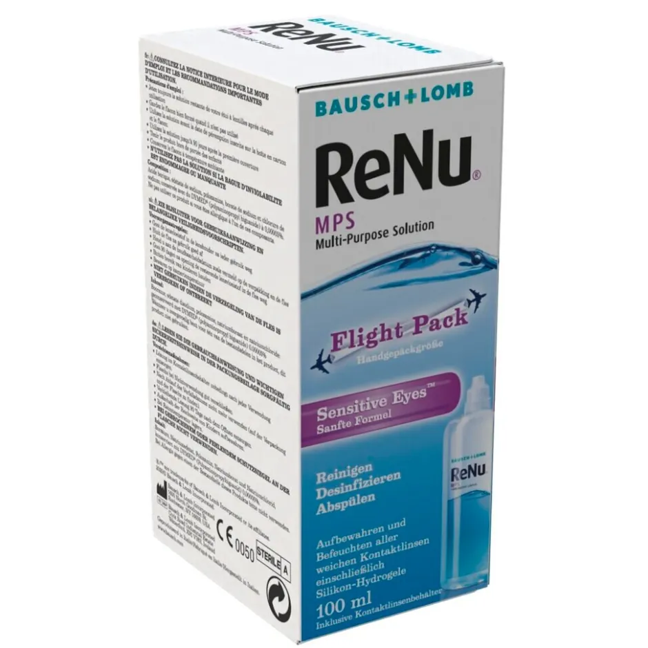Outlet Bausch & Lomb ReNu MPS Sensitive Eyes Flightpack