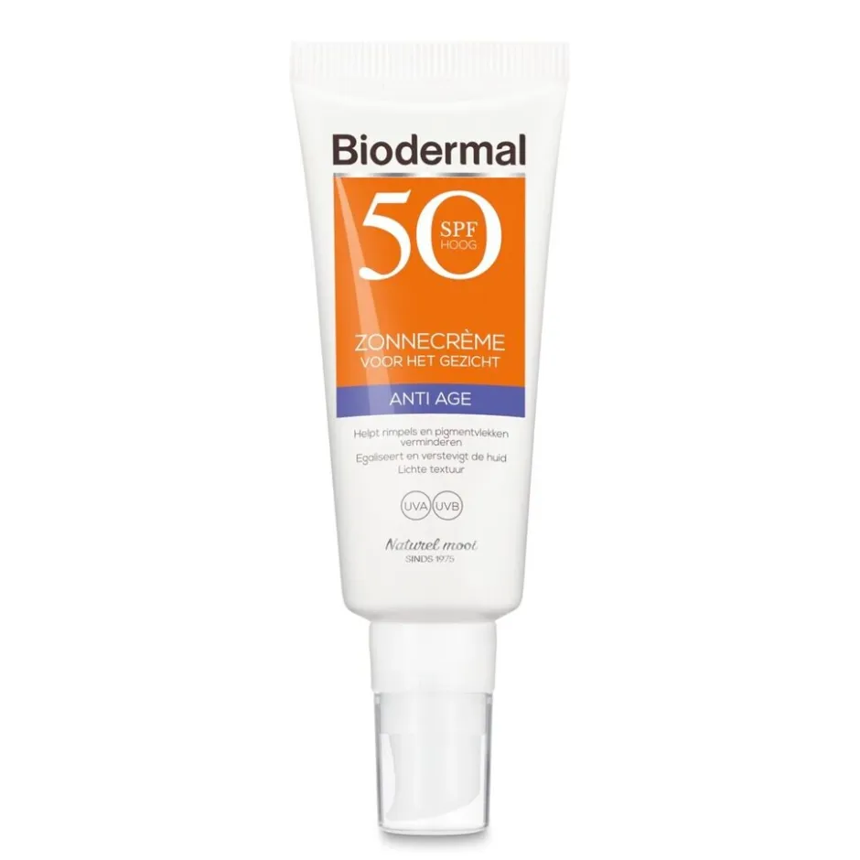 Sale Biodermal Anti Age SPF50+ Zonnecrème voor het Gezicht