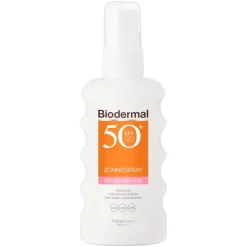 Biodermal Gevoelige Huid SPF50+ Zonnespray