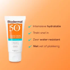 Discount Biodermal Hydraplus SPF50+ Zonnecrème voor het Gezicht