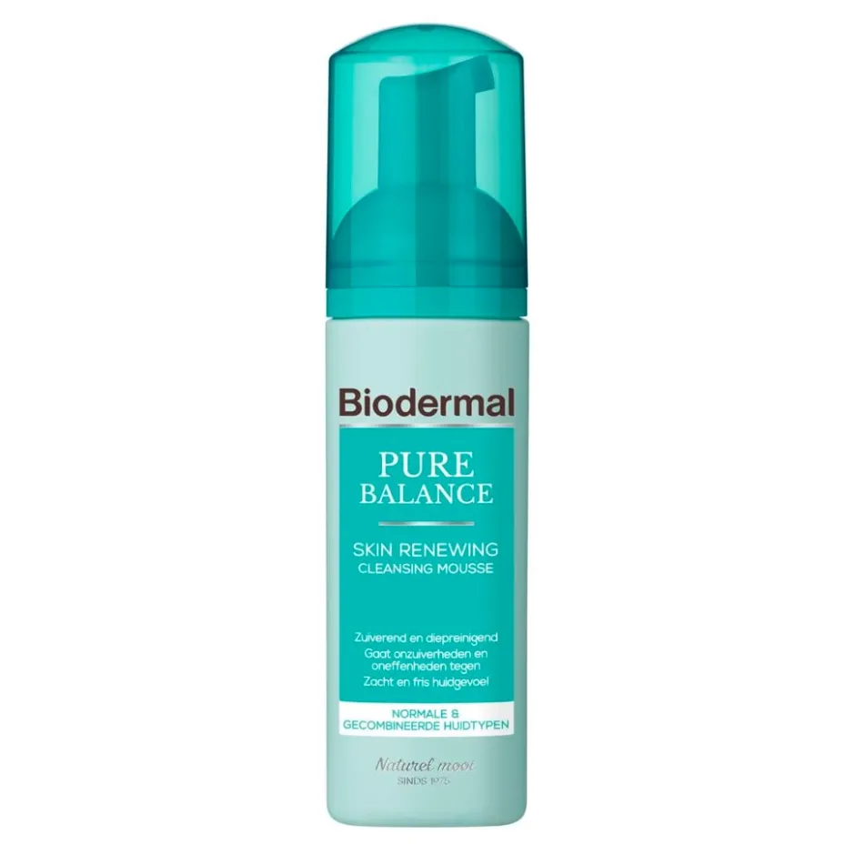 Clearance Biodermal Pure Balance Skin Renewing Cleansing Mousse