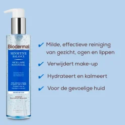 Clearance Biodermal Sensitive Balance Micellair Reinigingsgel