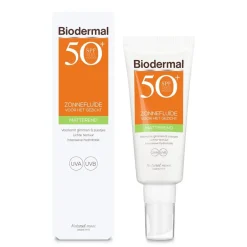 New Biodermal SPF50+ Matterende Zonnefluïde voor je Gezicht