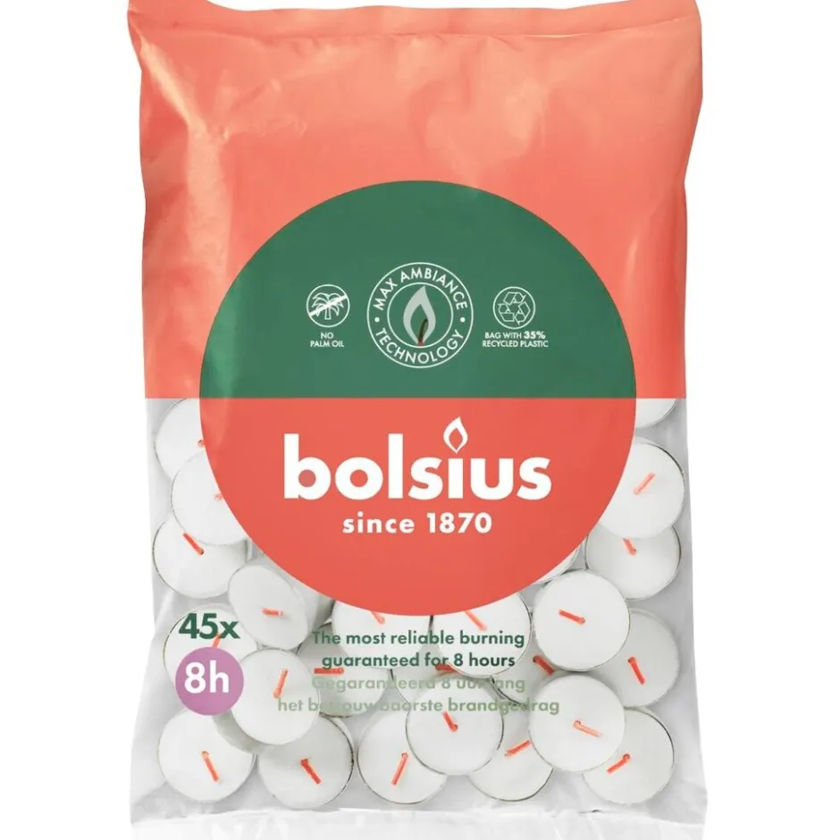 New Bolsius 8-Uur Waxinelichtjes
