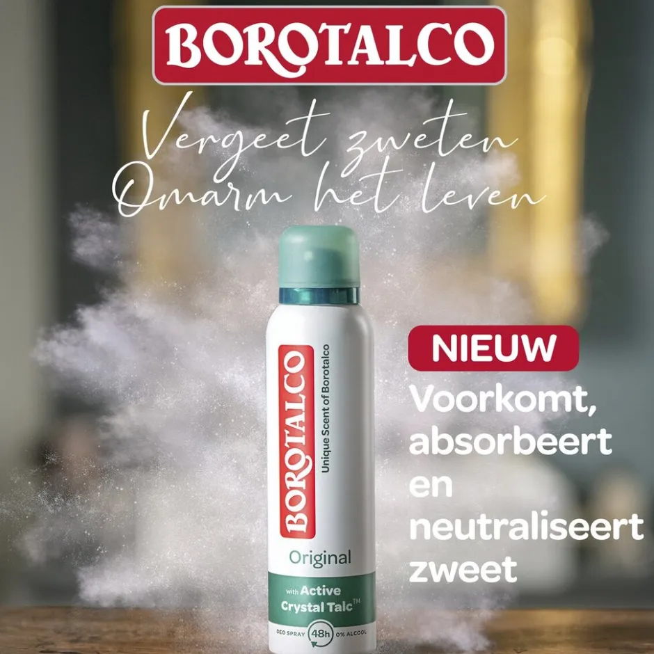 New Borotalco Original Deodorant Spray