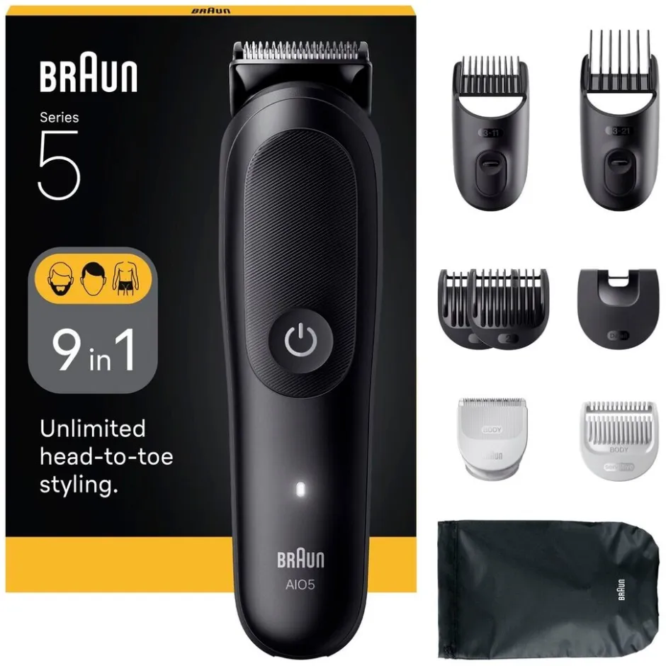 New Braun Series 5 MGK5540 9-in-1 Verzorgingsset