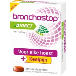 Best Bronchostop Direct Hoestpastilles met Honing