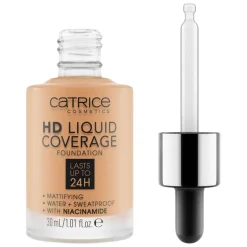 Clearance Catrice HD 34 Medium Beige Liquid Coverage Foundation