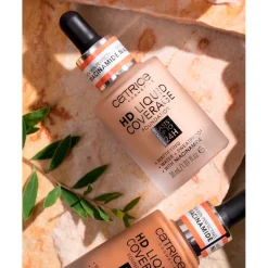 New Catrice HD 020 Rose Beige Liquid Coverage Foundation