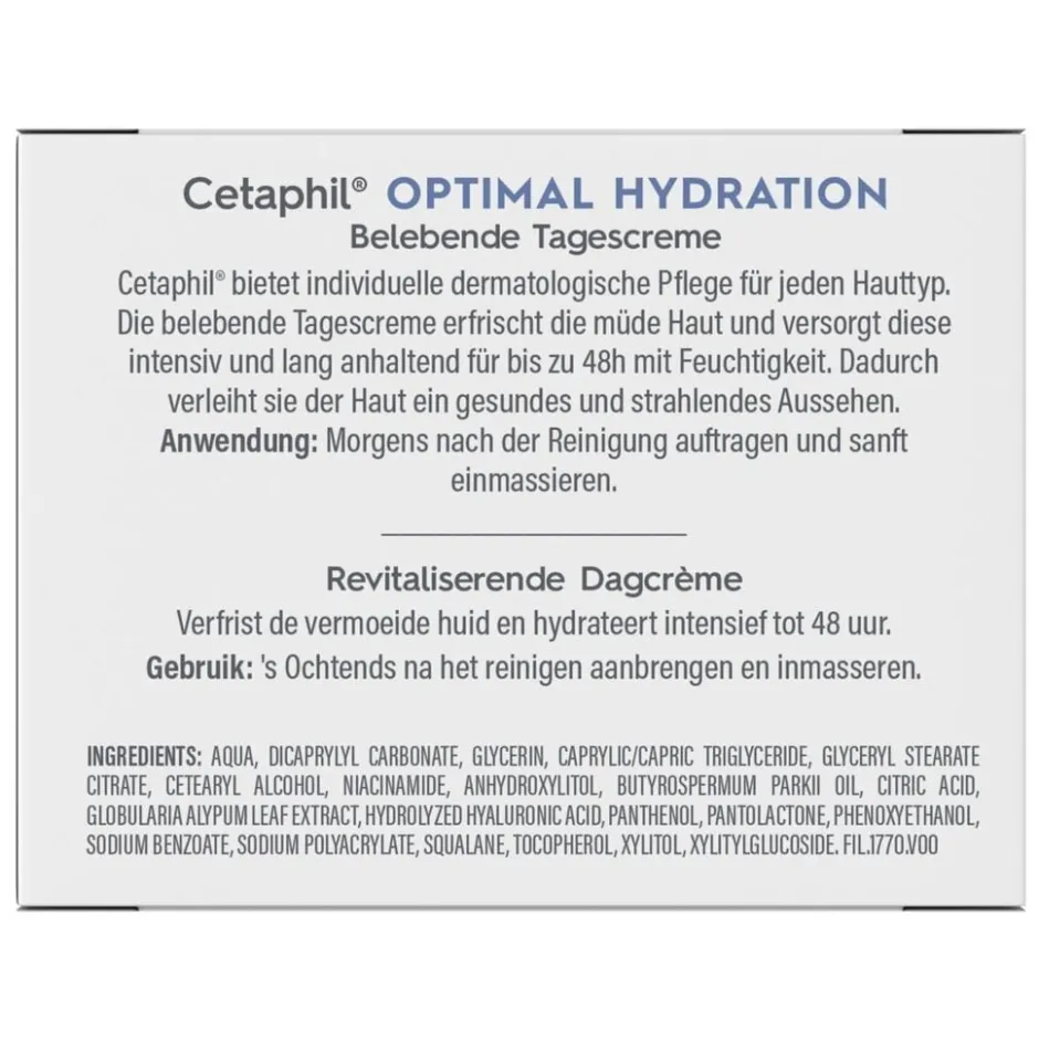 Outlet Cetaphil Optimal Hydration Revitaliserende Dagcrème