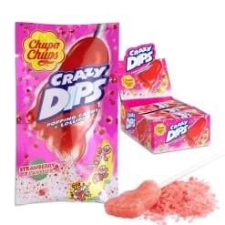 Clearance Chupa Chups Crazy Dips Strawberry