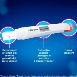 New Clearblue Digitaal Ultravroeg Zwangerschapstest