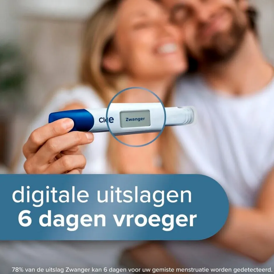 Hot Clearblue Ultravroeg Digitaal Zwangerschapstest