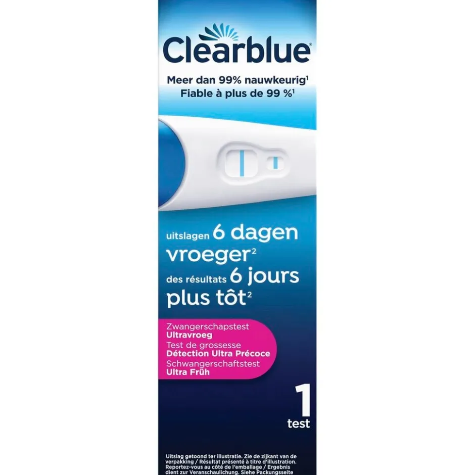 Sale Clearblue Ultravroeg Zwangerschapstest