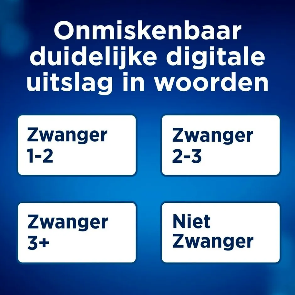 Online Clearblue Zwangerschapstest met Wekenindicator