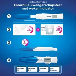 Online Clearblue Zwangerschapstest met Wekenindicator